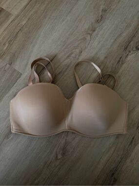 Soma Beige Convertible Strapless Bra with Removable Straps